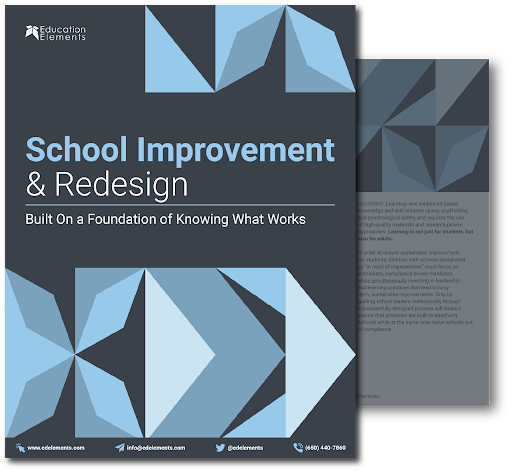 School Improvement Brochure - Download Elegant Dark Pattern | 8K